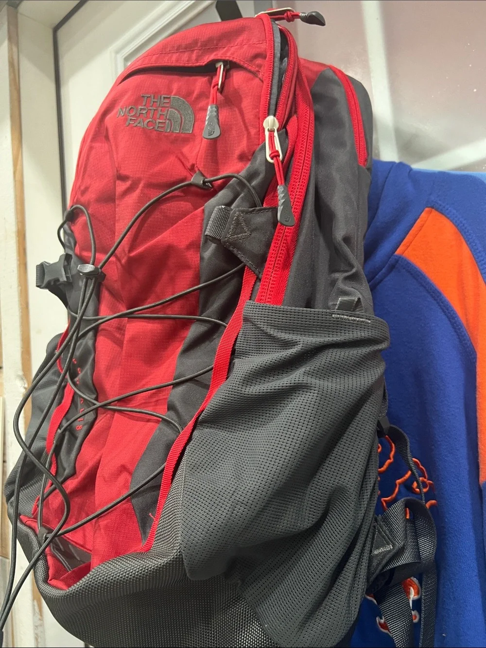 The North Face storage zip